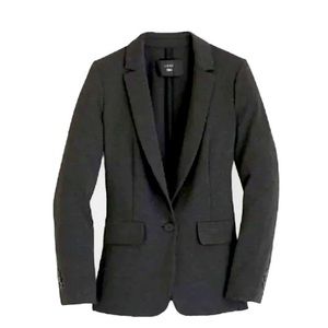 NWT J. Crew Black 365 Ponte Knit Blazer